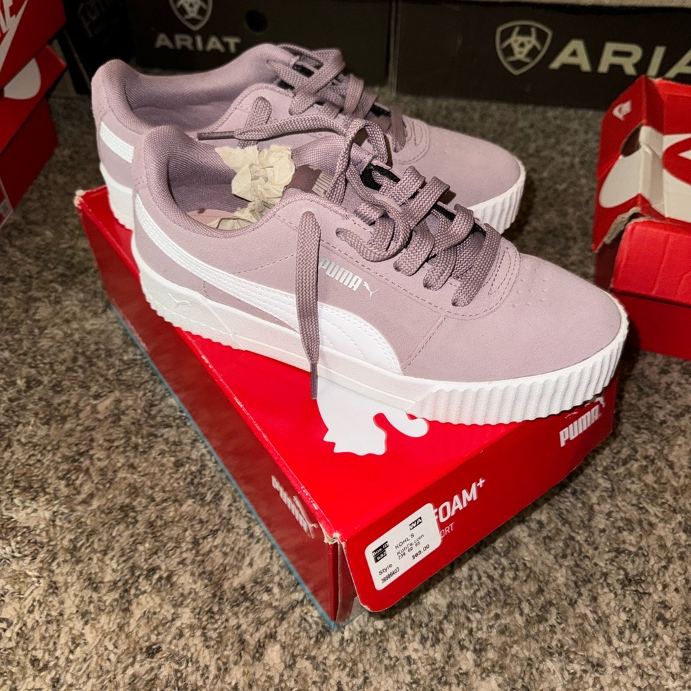 Puma Women's Suede Sneakers - Lavender